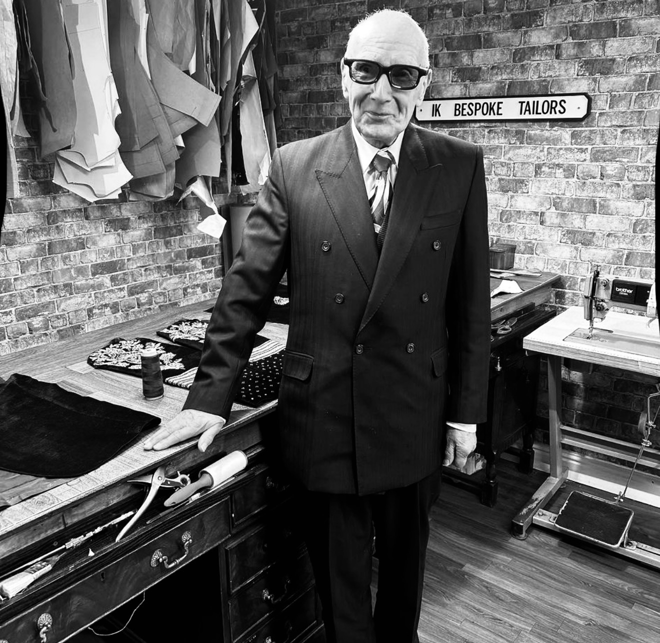 Alan, bespoke tailor at IK Collection in Bradford