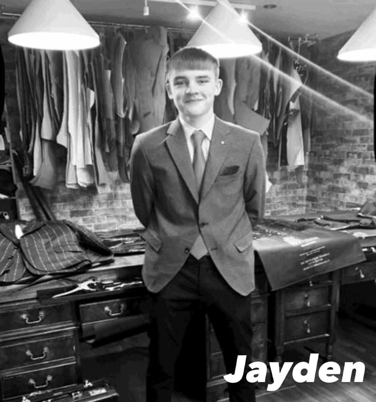 Jayden, apprentice at IK Collection