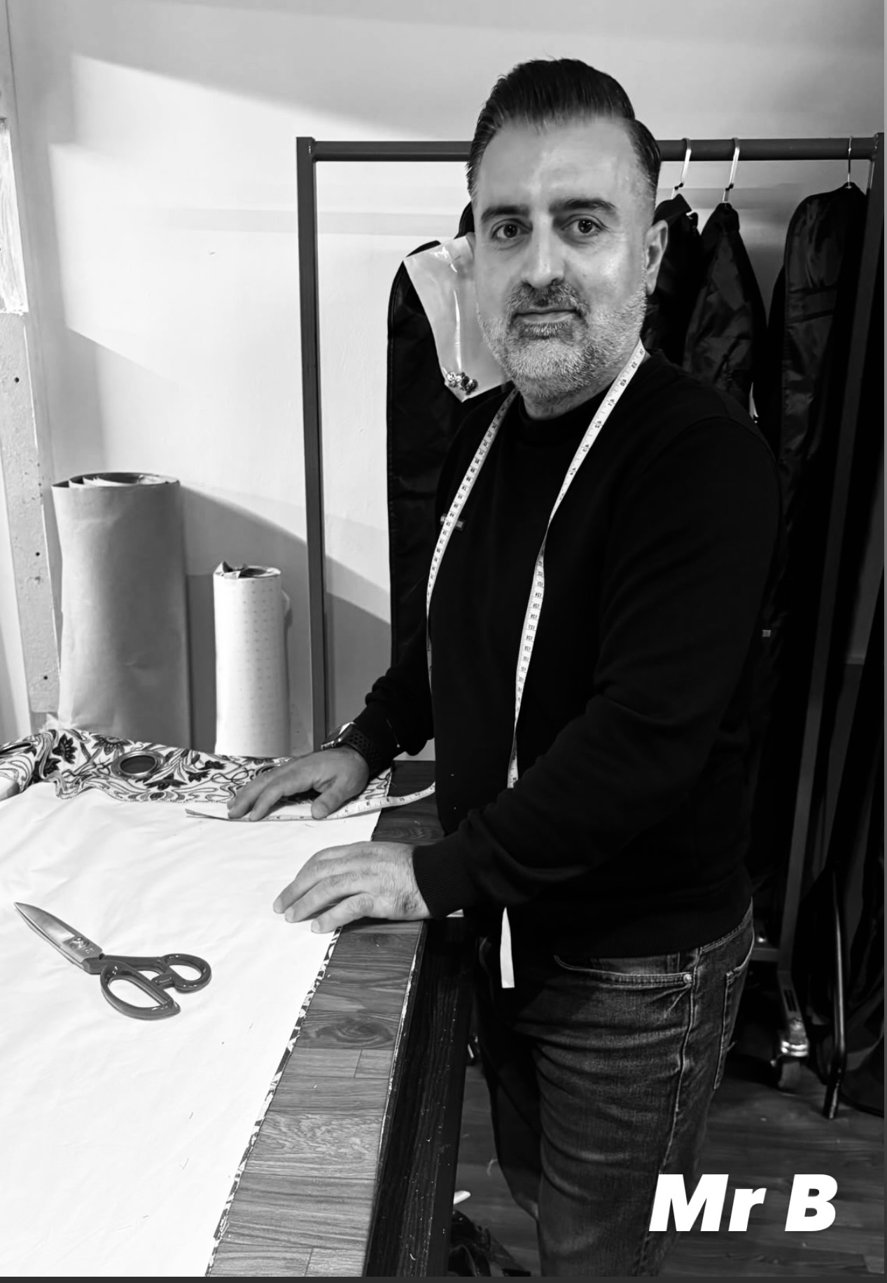 Mr B, alteration specialist at IK Collection